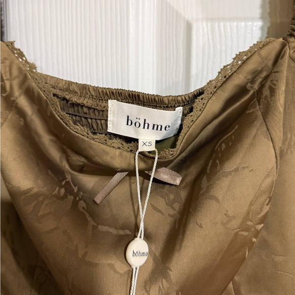 BOHME olive Floral Dress - Picture 4 of 4